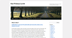 Desktop Screenshot of karipolanyilevitt.com